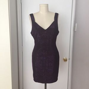 Forever 21 purple fitted dress